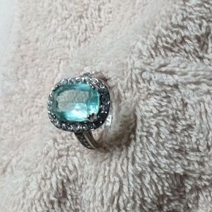 Silver ring with blue stone  $15 or 2 for $20